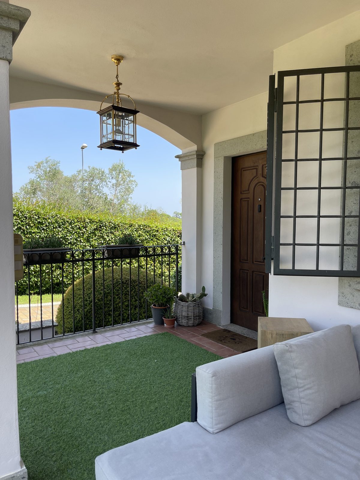 Portico d'ingresso Villa Marilì
